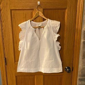 HD in Paris ruffle sleeve top